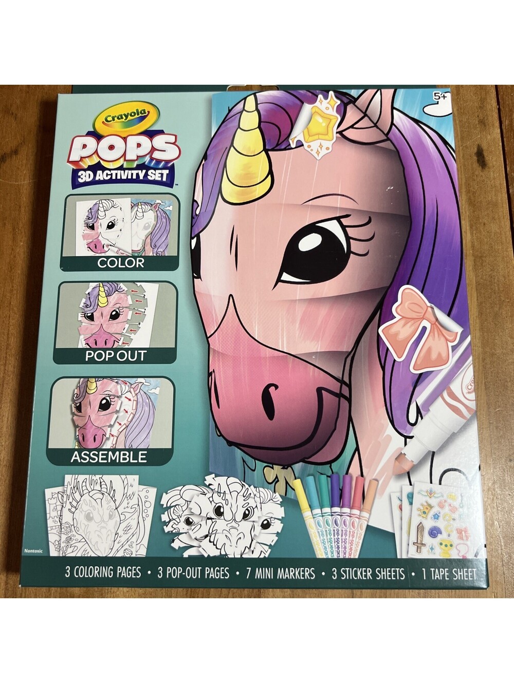 Crayola POPS 3D Activity Set Mystical Create 3D Art-New!
